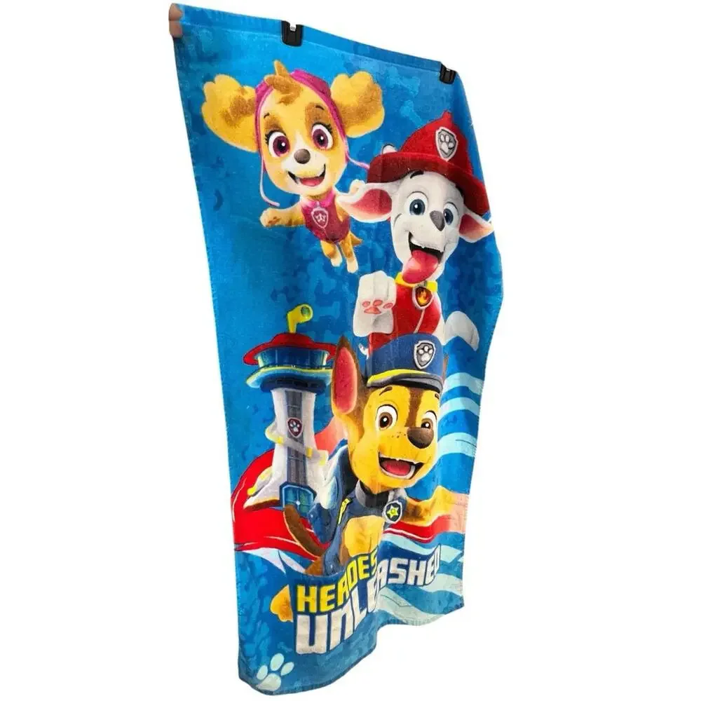 Paw Patrol Heroes Unleashed Beach Towel‎ 100% Cotton Nickelodeon 2019